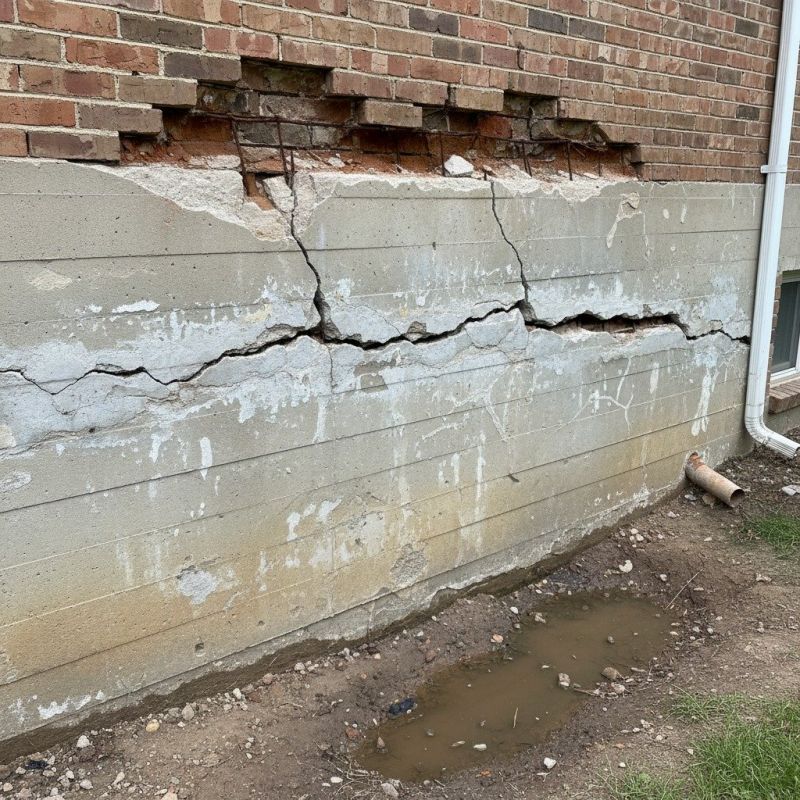 Structural Crack Repair in Cabarrus County, NC