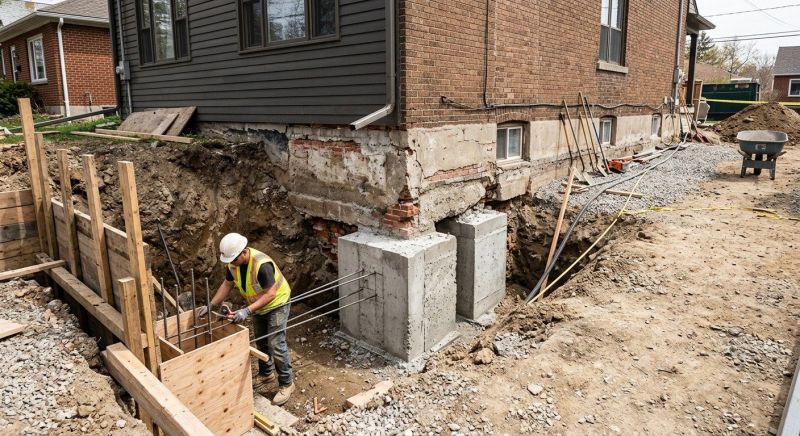 Structural Underpinning in Cabarrus County, NC