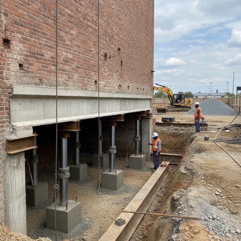 Structural Underpinning in Cabarrus County, NC