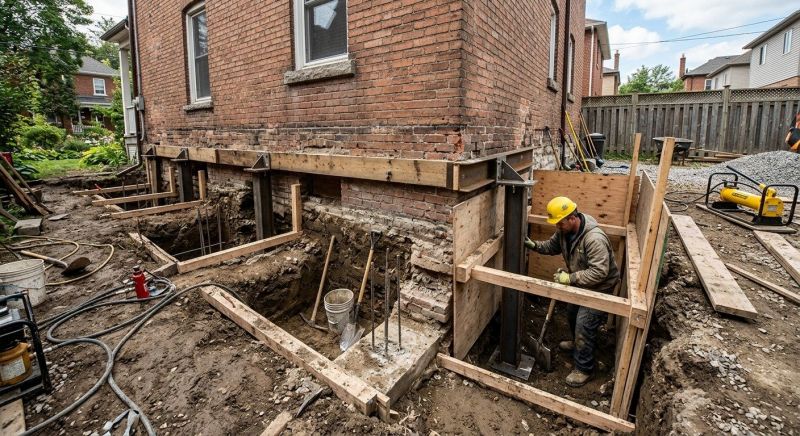 Structural Underpinning in Cabarrus County, NC