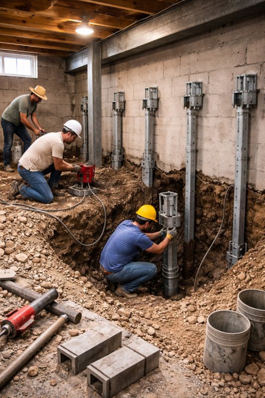 Underpinning Repair in Cabarrus County, NC